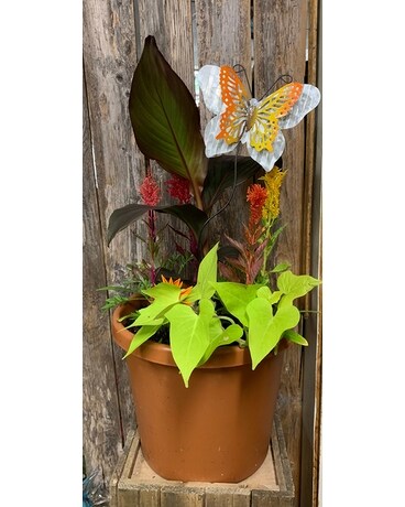 Planter Flower Arrangement