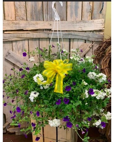 Hanging Basket Flower Arrangement