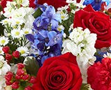  Scarletts Flowers Sympathy Patriotic 