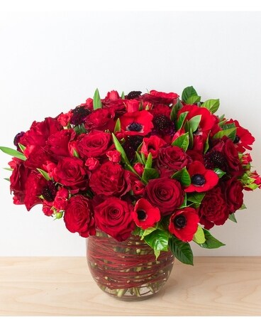 Ruby Red Opulence by Scarletts Flower Arrangement