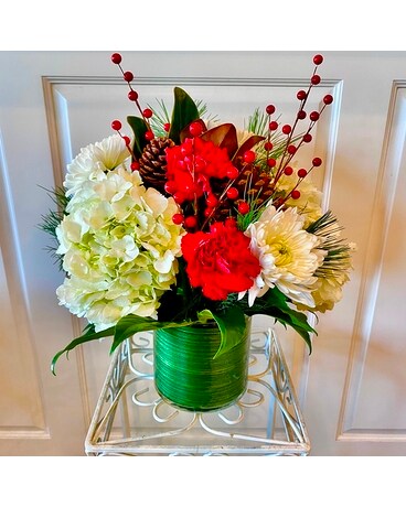 Deck The Halls Christmas Bouquet Flower Arrangement