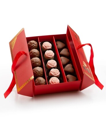Valentine's Day Truffles Flower Arrangement