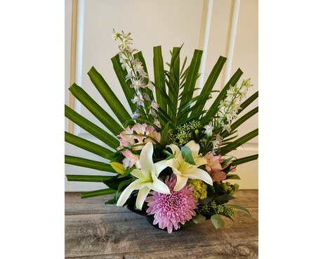 Pastel Designer's Choice Flower Arrangement