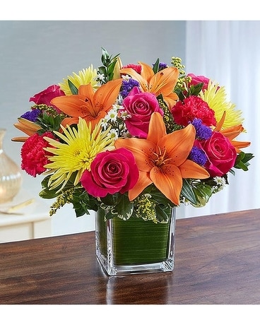 Healing Tears™ Multicolor Bright Flower Arrangement