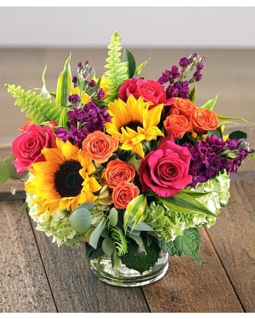 Scarlett's Flowers Vibrant Expression Flower Arrangement