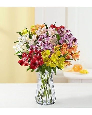Scarlett's Peruvian Lilies Flower Arrangement