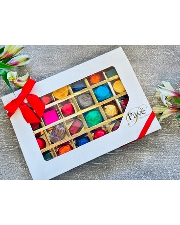 Pave Gourmet Chocolates Flower Arrangement