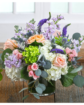 PASTEL GARDEN SPLENDOR Flower Arrangement