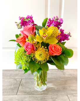 Scarlett's Flowers Mosaic Flower Arrangement