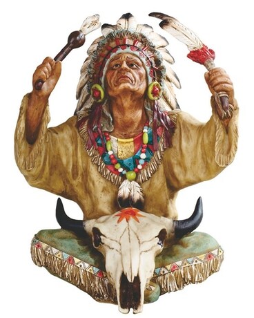 Indian with Bull Skull Gifts