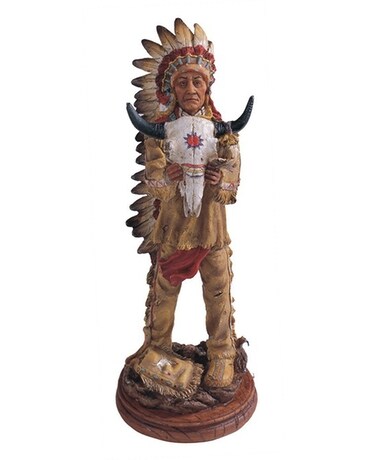 Indian Chief With Ox Head Gifts