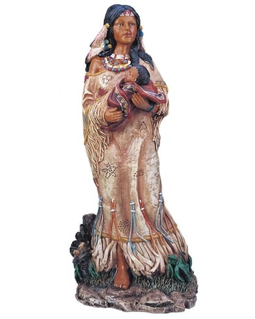 Indian Woman With Baby Gifts