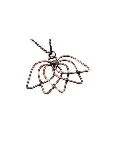 Copper Lotus Long Necklace Gifts