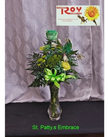 St Patty's Embrace Flower Arrangement