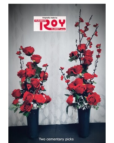 Cemetary Pick Flower Arrangement