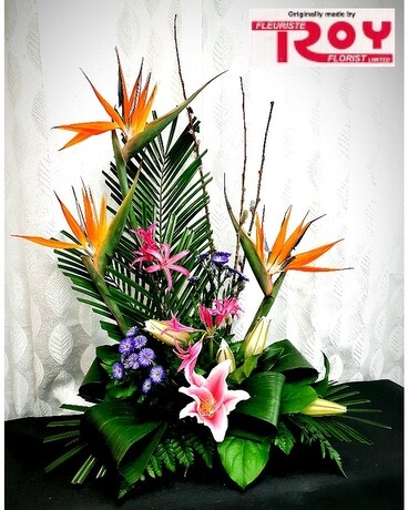 tropical Nouveau 2 Flower Arrangement