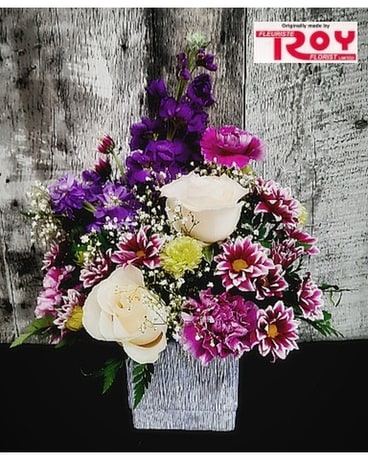 Heavenly Purple Flower Arrangement