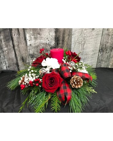 Holiday Center Piece Flower Arrangement