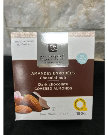Dark Almonds size,  inches height and  inches wide.