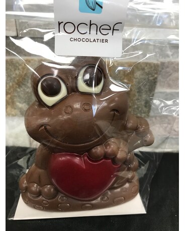 Milk Chocolate Frog Flower Arrangement