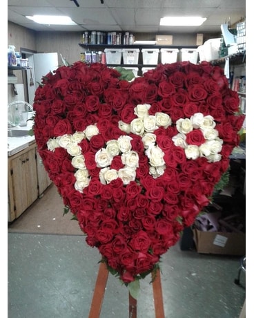 Heart Flower Arrangement
