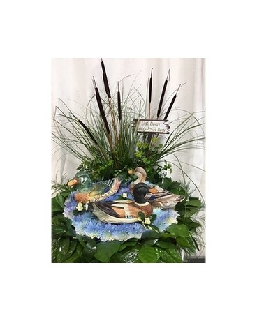 Duck Pond Flower Arrangement