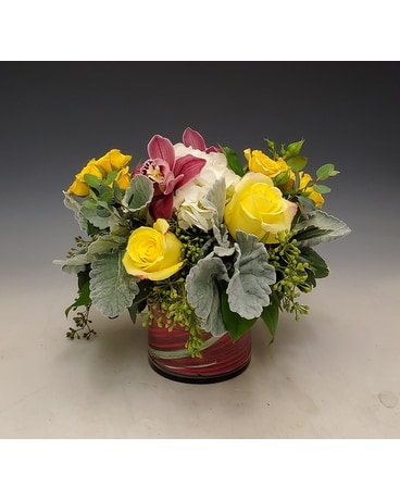 Pink Lemonade Flower Arrangement