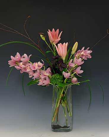 Stylish Orchids Flower Arrangement