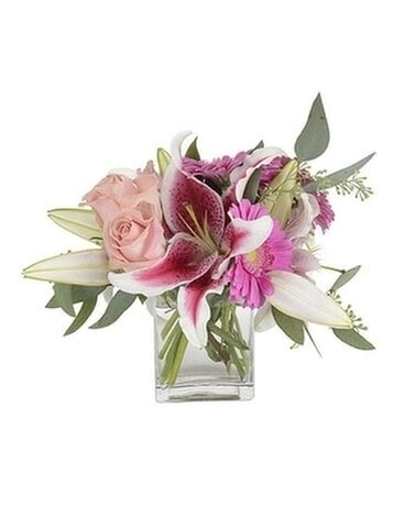 Spring Delight Vase Arrangement Flower Arrangement