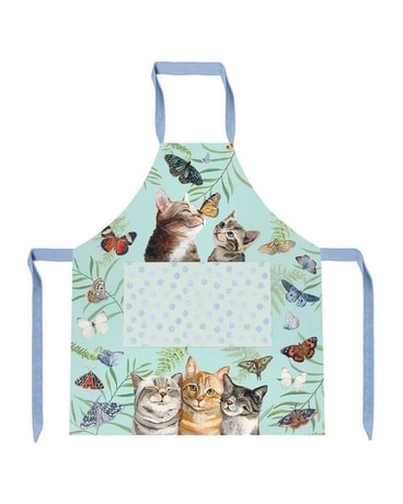Greenbox Feline Butterfly Friends Apron Gifts