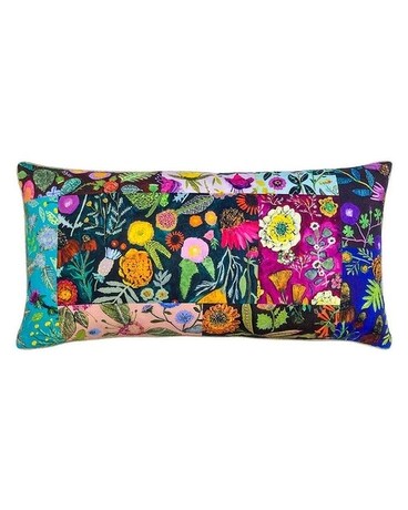 Greenbox Wildflower Patchwork Pillow Gifts