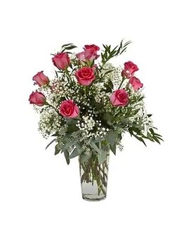 Pink Dozen~ Premium size,  inches height and  inches wide.
