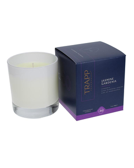 No. 60 Jasmine Gardenia Candle size,  inches height and  inches wide.