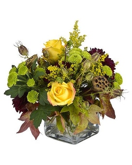 Autumn Passion Vase Arrangement Flower Arrangement