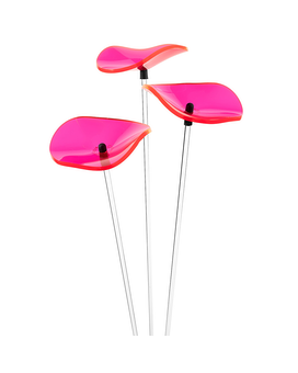 Red Lucille Mini Suncatcher size,  inches height and  inches wide.