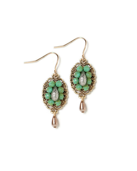 Robin's Nest Earrings size,  inches height and  inches wide.