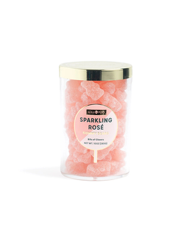 Sparkling Rose Gummies size,  inches height and  inches wide.