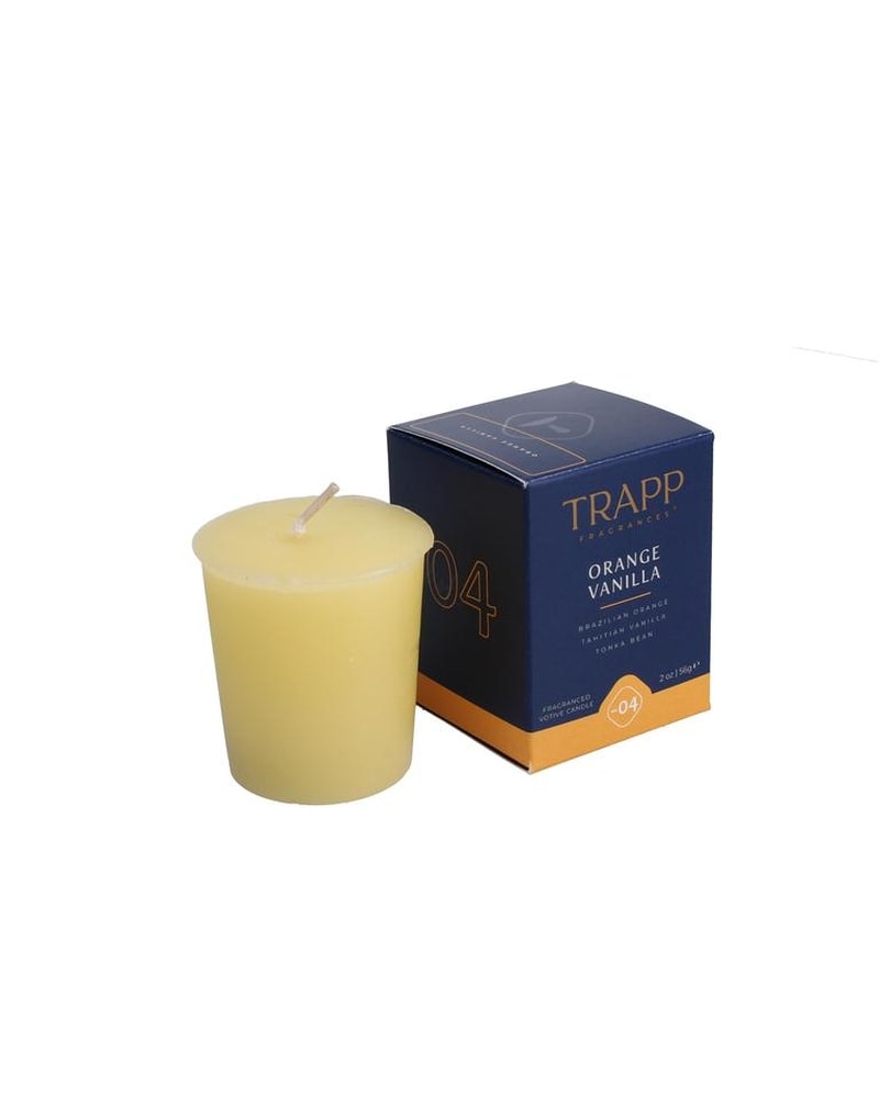 Trapp No. 04 Orange Vanilla Votive Candle - Thumbnail 4