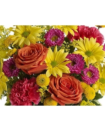 Floral Wrap Arrangement Bright Specialty Arrangement