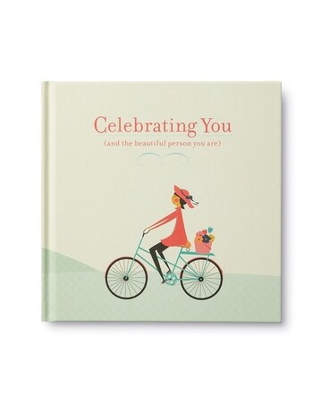 "Celebrating You" size,  inches height and  inches wide.