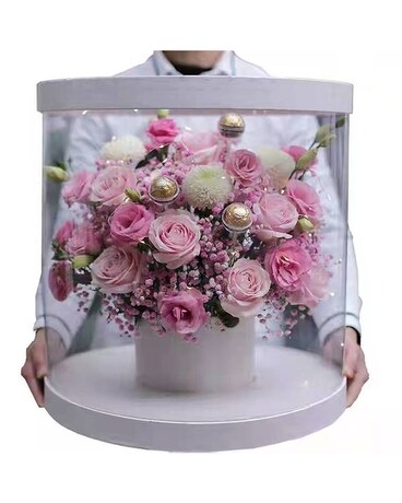 Pink Love For Everyone Flower Arrangement
