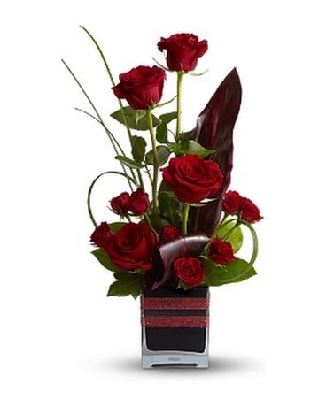 Teleflora's Romance Roses Flower Arrangement