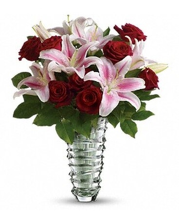Teleflora's Melt My Heart - Long Stemmed Roses Flower Arrangement
