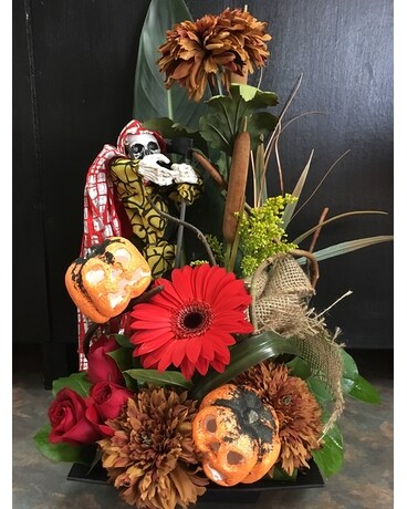 Halloween Flower Arrangement