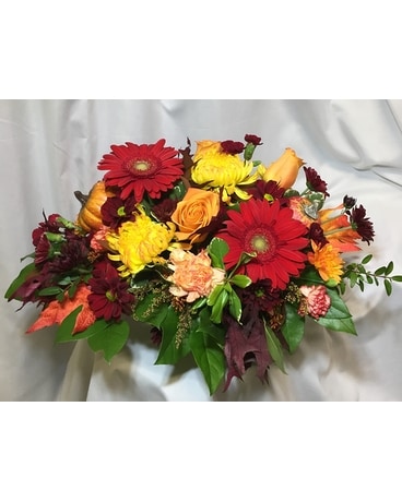 Fall Wishes Centrepiece Flower Arrangement