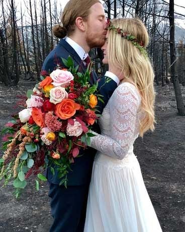 Taylor and Ben Flower Arrangement