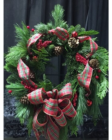 Christmas Wreath Flower Arrangement