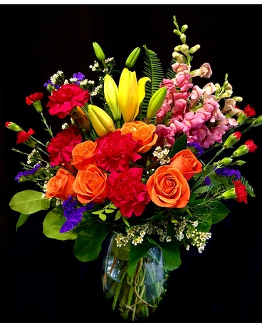 Punch of Color Flower Arrangement