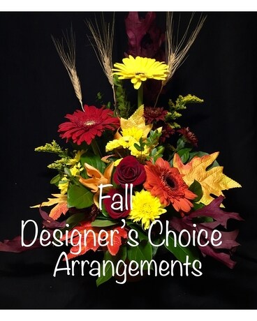 Designer's Choice Fall Arrangements Flower Arrangement