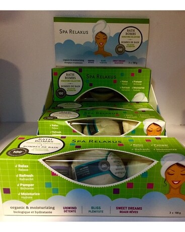 Bath Bombs -3 Pack Gift Set Gifts